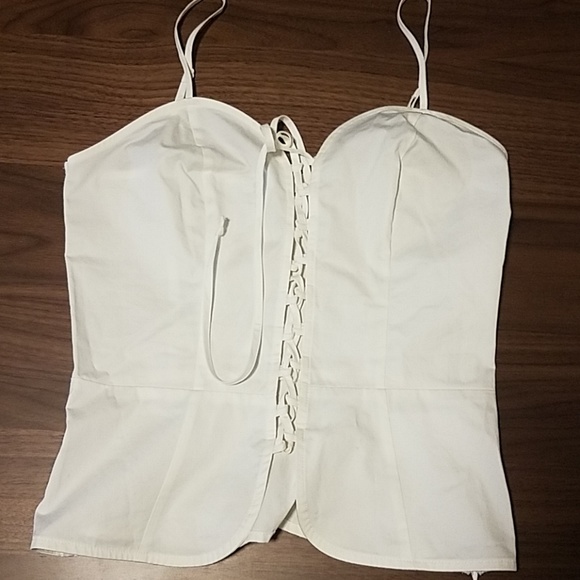 Express Lace Up Corset Cami Top - Picture 2 of 4